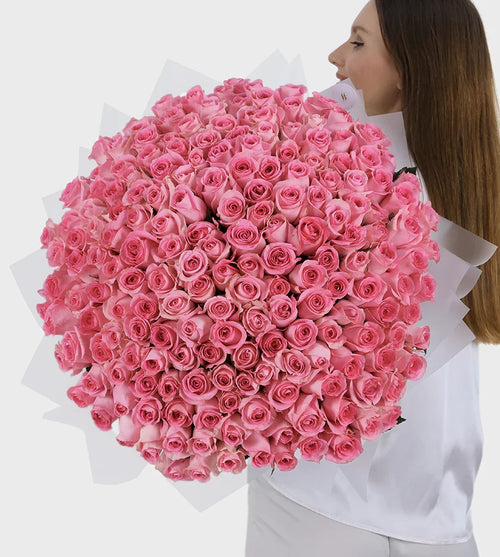 200 Pink Roses