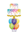 Giant Rainbow Drip Cake Balloon