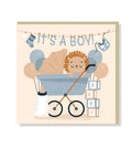 It's A Boy Premium Card