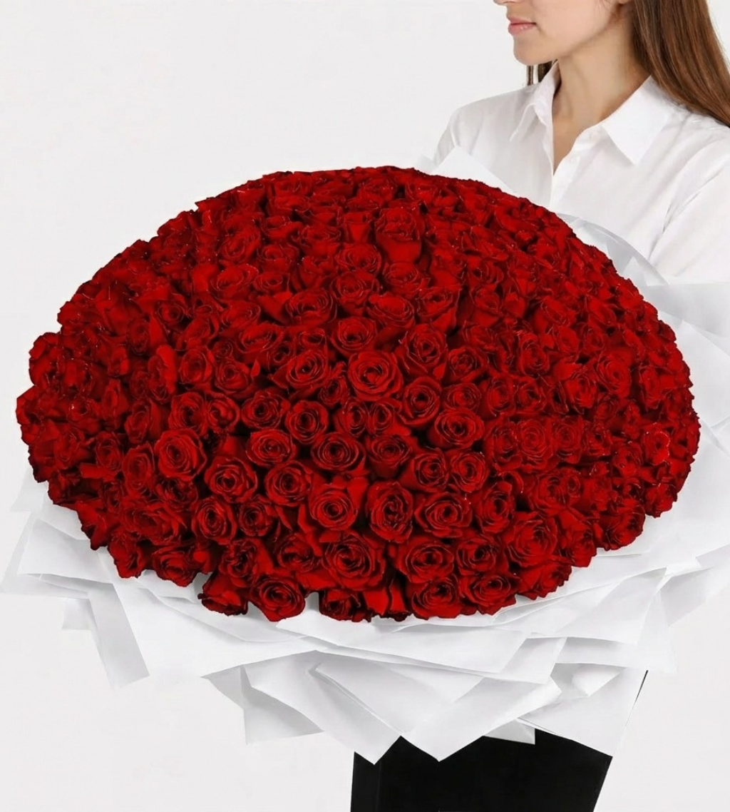 300 Red Roses