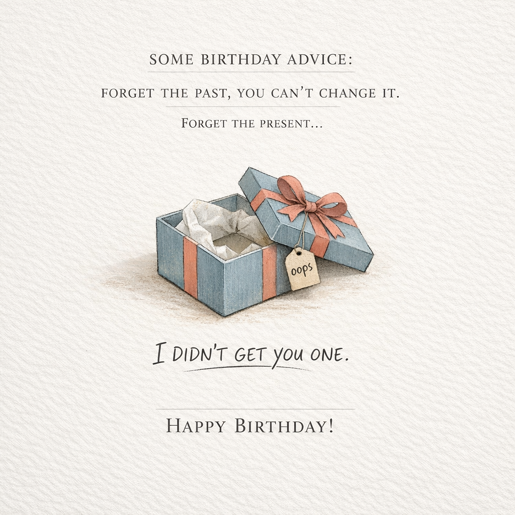 Some Birthday Advice
